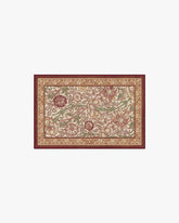 Pink & Rose Burgundy Flatwoven Rug by Morris & Co.