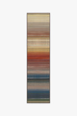 Linear Striped Multicolor Flatwoven Rug