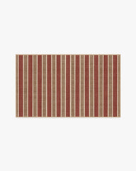Wells Red & Natural Re-Jute Rug