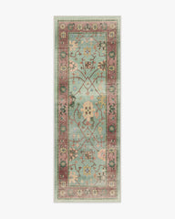 Jemima Sage and Rosewood Flatwoven Rug