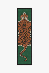 Tiger Emerald Flatwoven Rug by Jonathan Adler