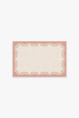 Fringe Pink & Ivory Flatwoven Rug by Gray Malin