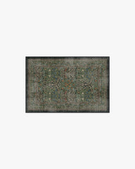 Blackthorn Forest Green Flatwoven Rug by Morris & Co.