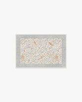 Newill Ivory & Blue Flatwoven Rug by Morris & Co.