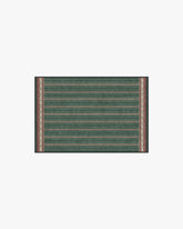 Fruit Stripe Spruce Green Flatwoven Rug by Morris & Co.