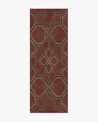 Kian Red Flatwoven Rug by Martyn Lawrence Bullard