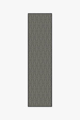 Halo Diamond Black Outdoor Rug