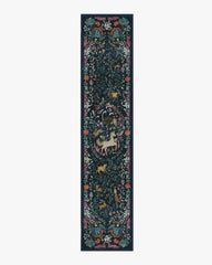 Dreamweaver Blue Multicolor Flatwoven Rug by Iris Apfel