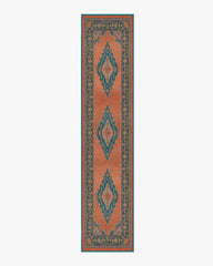 Sunset Bazaar Tropic Coral Flatwoven Rug by Matthew Williamson