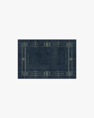 Avery Midnight Blue Flatwoven Rug by Architectural Digest