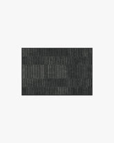 Shadow Stripe Charcoal Flatwoven Rug