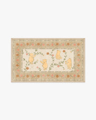 Pooh's Meadow Cream Multicolor Rug