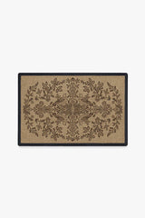 Pure Dove & Rose Dark Wood Doormat by Morris & Co.