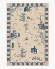 Storybook Grove Natural & Blue Rug