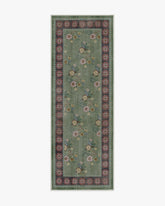Pennywood Green & Pink Rug