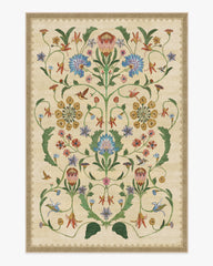 Protea Natural Rug by Iris Apfel