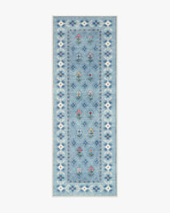 Ella Slate Blue Rug by Anthropologie