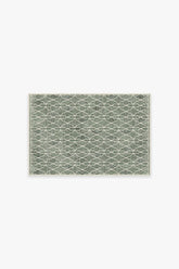 Groguâ„¢ Trellis Sage Green Flatwoven Rug
