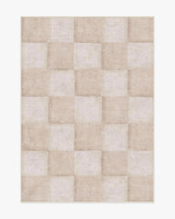 Hearth Check Neutral Rug