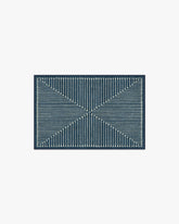 Inkdrop Lapis Blue Rug by Jonathan Adler