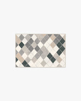 Diamond Mosaic Warm Grey Rug