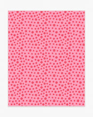 Dancing Dots Pink & Red Rug
