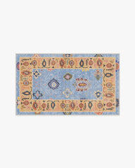 Mehr Soft Blue & Yellow Outdoor Rug