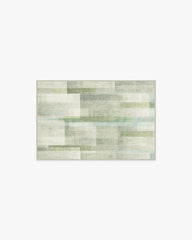 Solar Drift Silver Green Flatwoven Rug
