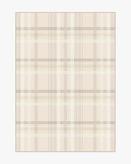 Charming Plaid Neutral Rug