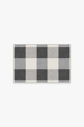 Buffalo Plaid Black & White Rug