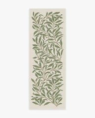Pure Willow Boughs Green Flatwoven Rug by Morris & Co.