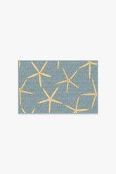Starfish Pale Blue Flatwoven Rug