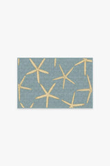 Starfish Pale Blue Flatwoven Rug