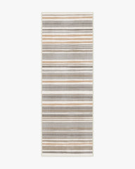 Elio Stripe Grey & Ivory Rug