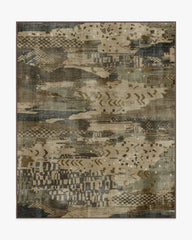 Gaia Charcoal & Tan Rug