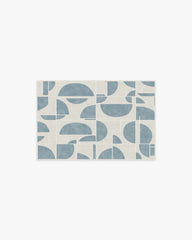 Lune Slate Blue Rug by Nina Takesh