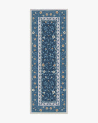 Della Blue & Ivory Outdoor Rug