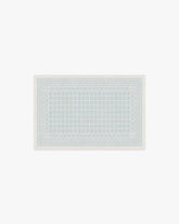 Palm Beach Powder Blue Flatwoven Rug by Gray Malin