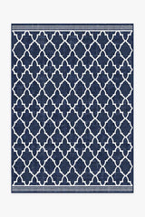 Varia Trellis Royal Blue Outdoor Rug