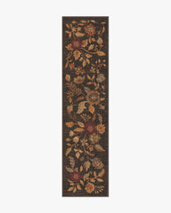 Anonna Dark Wood Flatwoven Rug