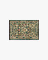 Lodden Soft Evergreen & Gold Flatwoven Rug by Morris & Co.