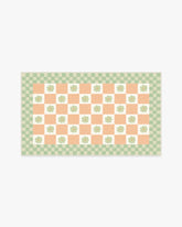 Mini Daisy Checkerboard Rug