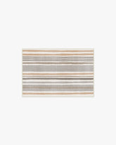 Elio Stripe Grey & Ivory Flatwoven Rug