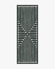 Inkdrop Charcoal Rug by Jonathan Adler