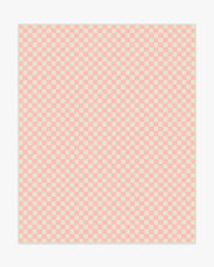 Let's Play Checkers Pink Rug