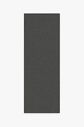 Denim Solid Black Outdoor Rug