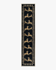 Zebras Black & Natural Rug by Scalamandré