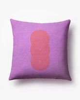 Pompidou Lavender & Red Woven Throw Pillow by Jonathan Adler