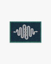 Venom Sapphire Flatwoven Rug by Jonathan Adler