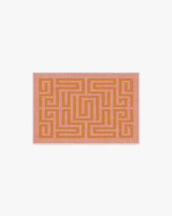 Maze Pink & Orange Flatwoven Rug
